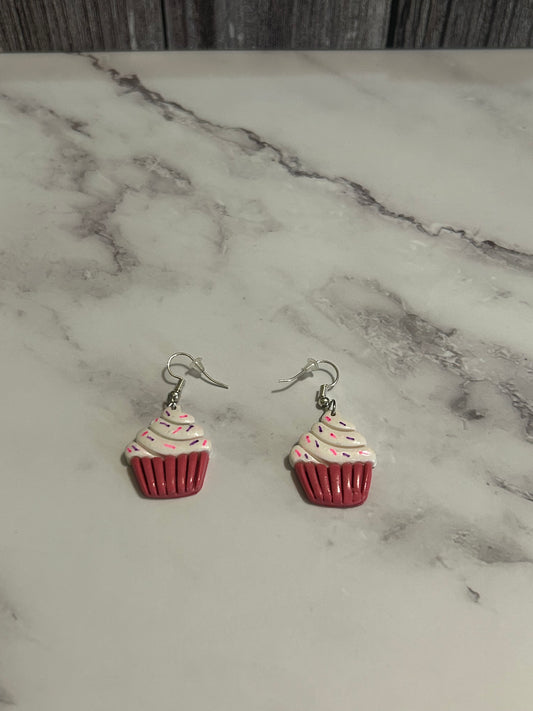 Cupcake Dangle Earrings