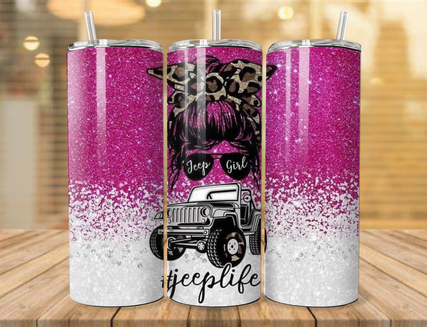 Pink Jeep Girl